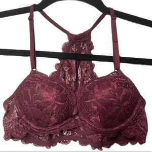 Pink Date Racerback Bra